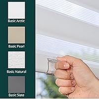 Vista 7 de CHICOLOGY - Persianas de cebra, persianas enrollables, cortinas para ventanas, persianas enrollables para ventanas, cortinas para el hogar