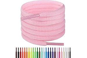 1/4" Pink Shoelaces Premium Ultra Strong Fancy Shoelaces