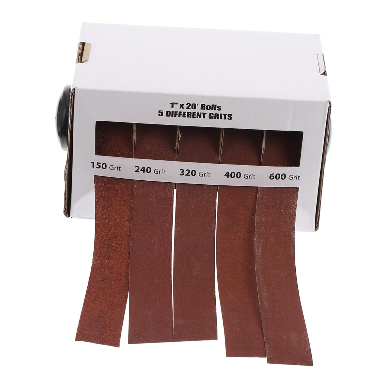 Cabilock Sanding Paper Abrasive Paper Sanding Belt 5 Rolls Boxed Drywall Sandpaper Extra Fine Sandpaper Perfect for Glass Jewelry Woodworking