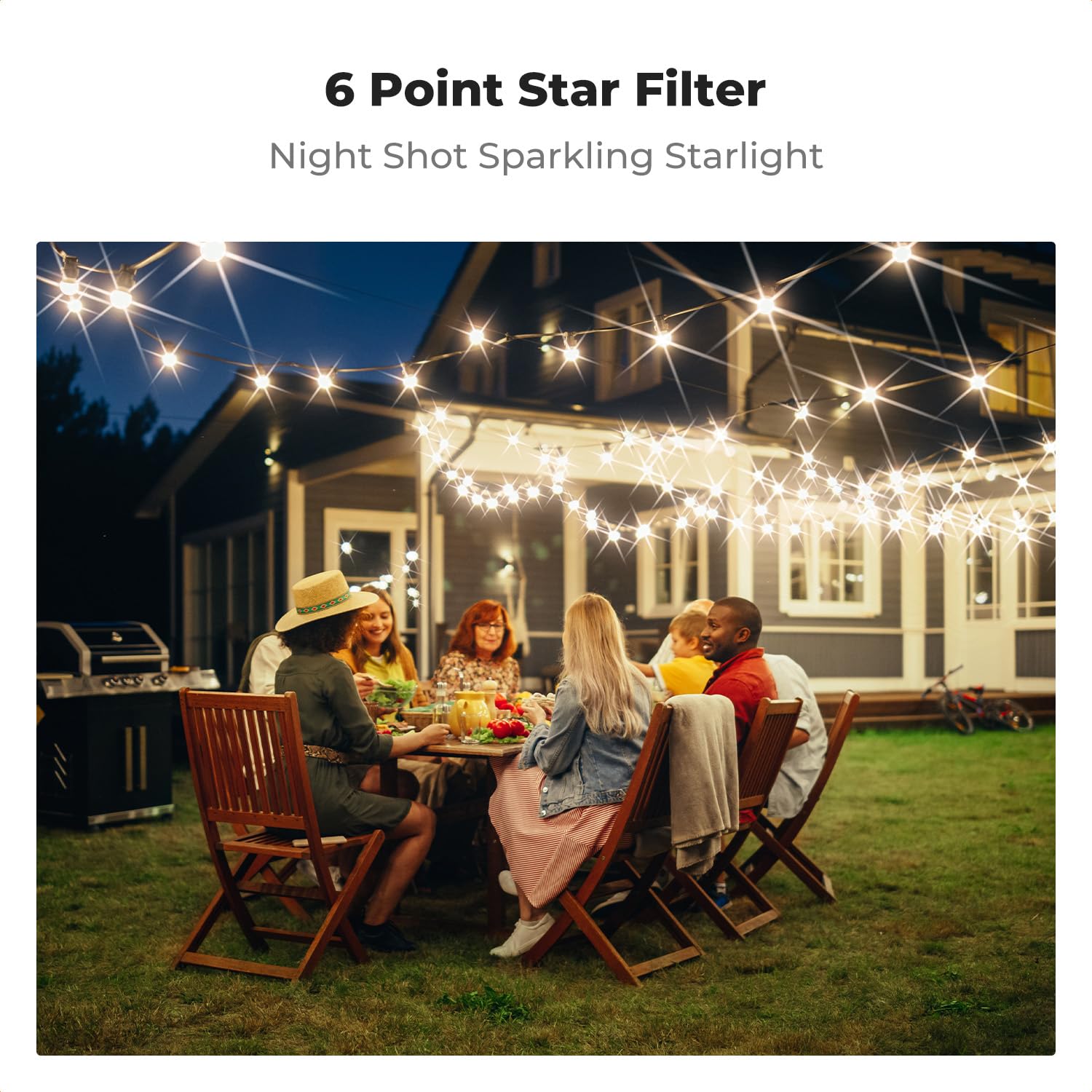 K&F CONCEPT Magnetic 6 Points Starburst Filer Compatible with DJI Osmo Pocket 3 - Image 3