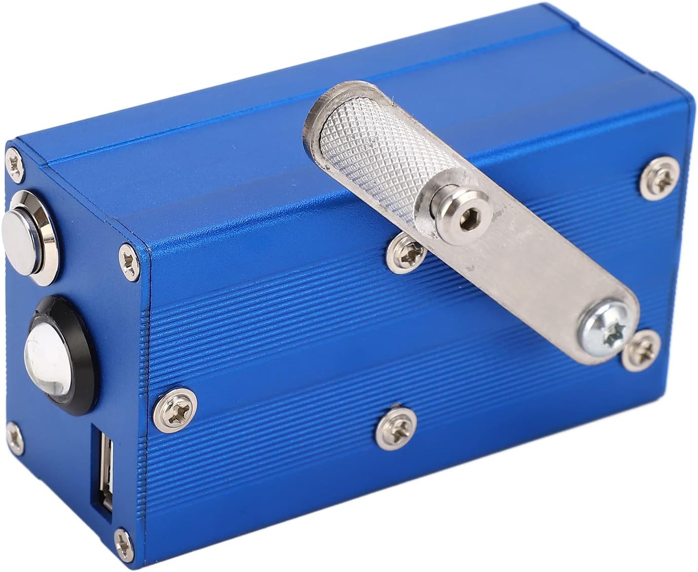 Hand Crank Generator, 3 x 20F Capacitance Stainless Steel Portable Emergency