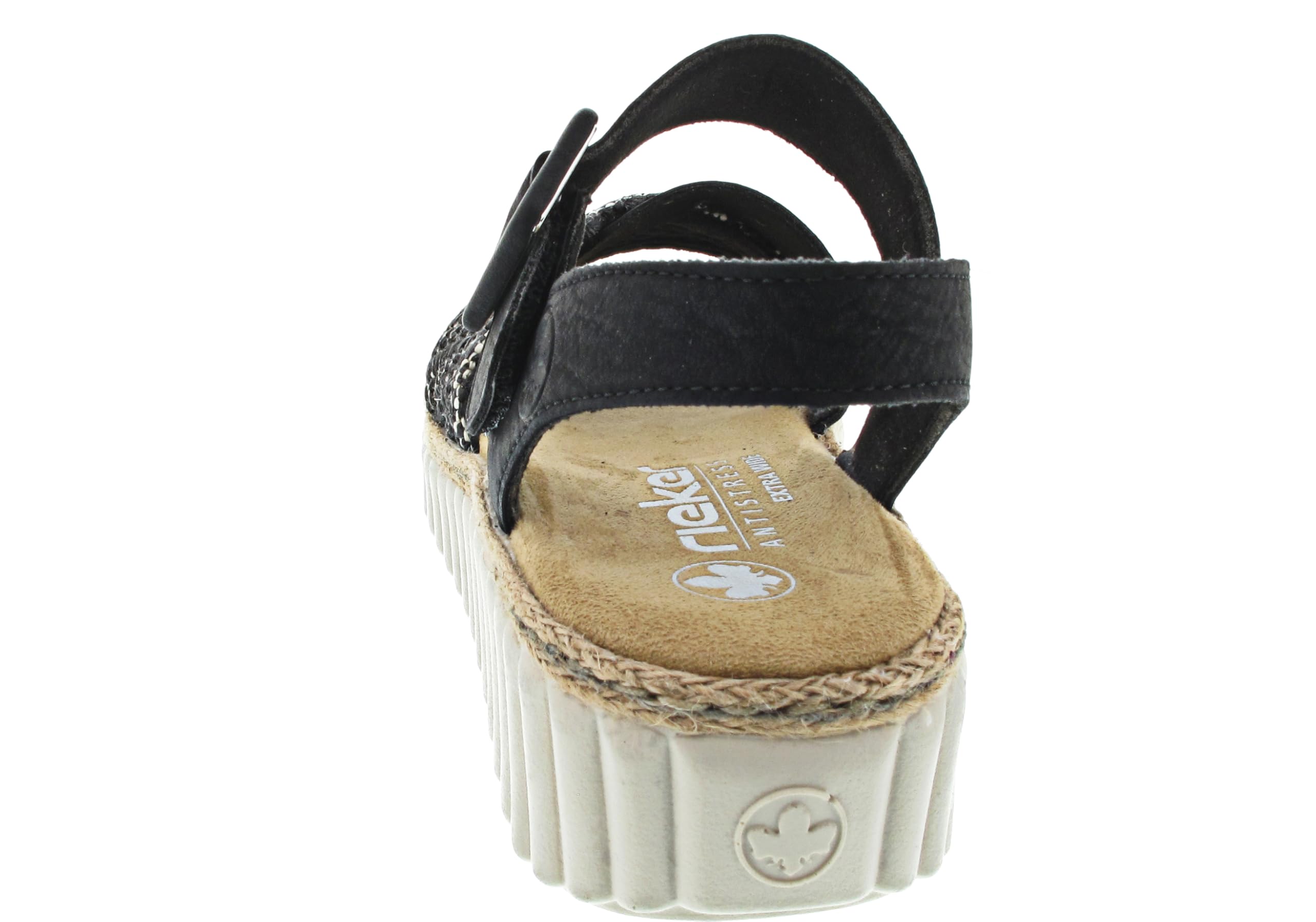 Rieker Damen Keilsandalen 69269, Frauen Sandalen