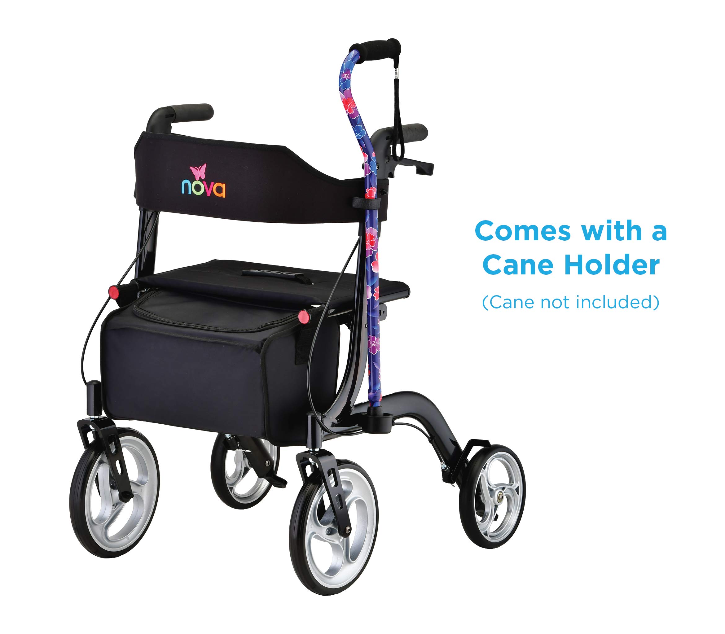 Buy NOVA Medical Products Express Rollator Walker, Large 10” & 8