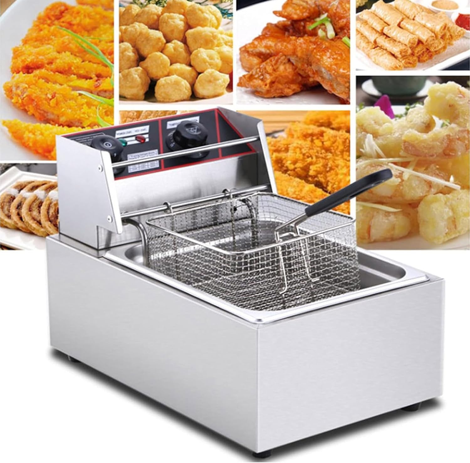 大型 ガスフライヤー複数仕様ダブルシリンダー フライヤー ステンレス