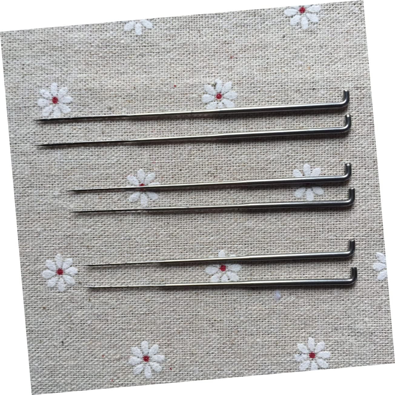 OHPHCALL 60pcs DIY Punch Needle Embroidery Kit with Ergonomic Tools Includes Large Medium and Small Needles for Crafting Sewing Tapestry and Quilting