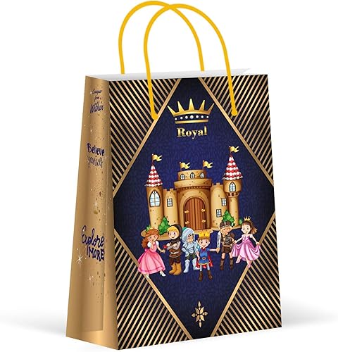 LARZN - Bolsas y recuerdos de fiesta del Príncipe Real, paquete de 12
