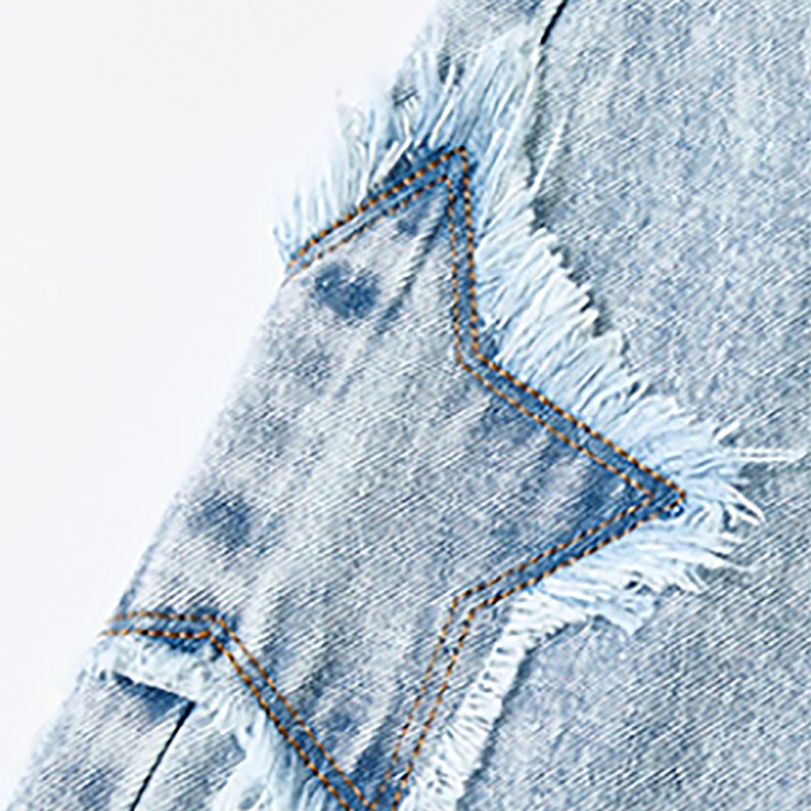 Genérico Pantalones Niño - Pantalones Vaqueros De Pierna Ancha con Parche De Estrella para Niños Y Niñas De 8 A 12 Años