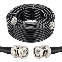 Vista 22 de RG8X - Cable coaxial BNC macho a BNC macho de 3 pies, 2 unidades, 50 ohmios, pérdida ultra baja para antena, radio RF, módem, osciloscopio