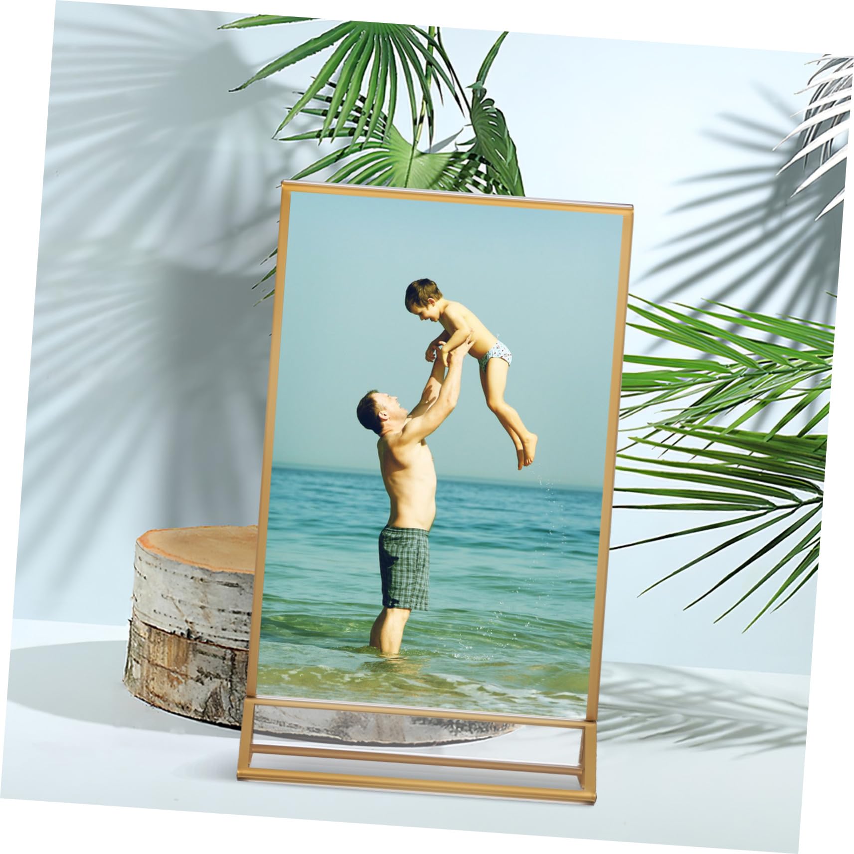 6 Stück Teiliges Schildhalter Doppelseitig Transparente Preisschilder Halter Dokumentenständer Leicht Montierbar Bruchsicher Vielseitig für Restaurant Büro Party und Laden