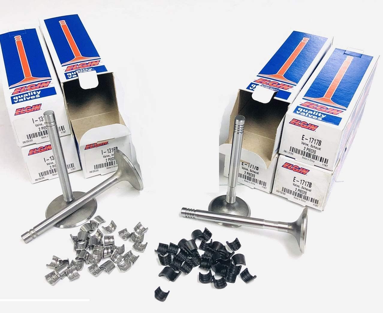 Intake & Exhaust Valves & Springs compatible with 1968-79 Chrysler 383 400 440 Big Block Dodge Plymouth engines