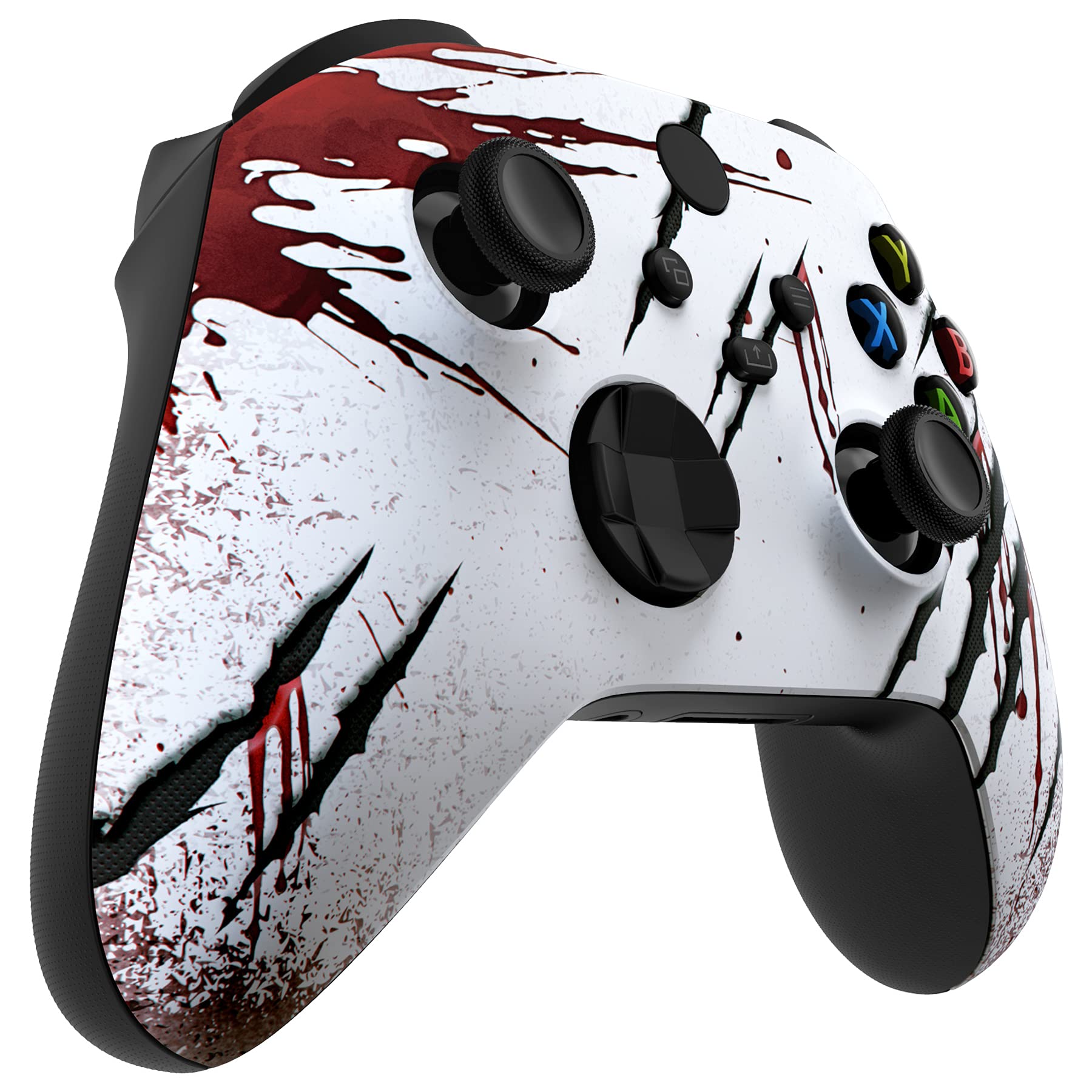 eXtremeRate Cover Controller per Xbox Series X S Joystick,Custodia Copertura Scocca Frontale Shell DIY Ricambio per Xbox Series X S Joypad Model 1914-Attacco Selvaggio