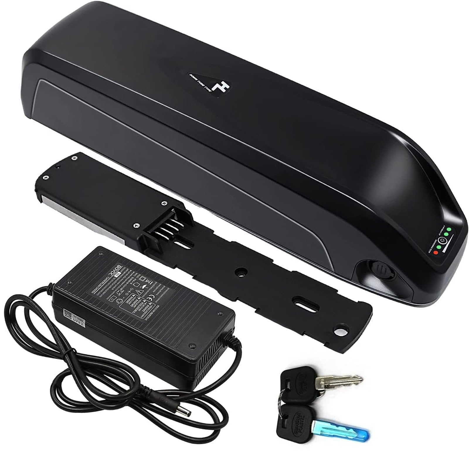 Batería Plegable Bicicleta Eléctrica 52V 8Ah 10Ah 13Ah 15Ah 20Ah, Batería Tipo Botella De Agua Iones De Litio Batería De Alta Potencia para 200W 500W 1000W Motor