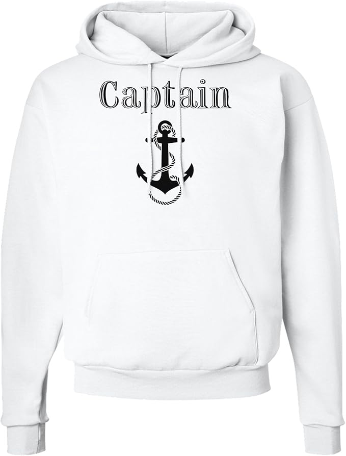 Ship Captain Nautical Anchor Boating Hoodie Sweatshirt