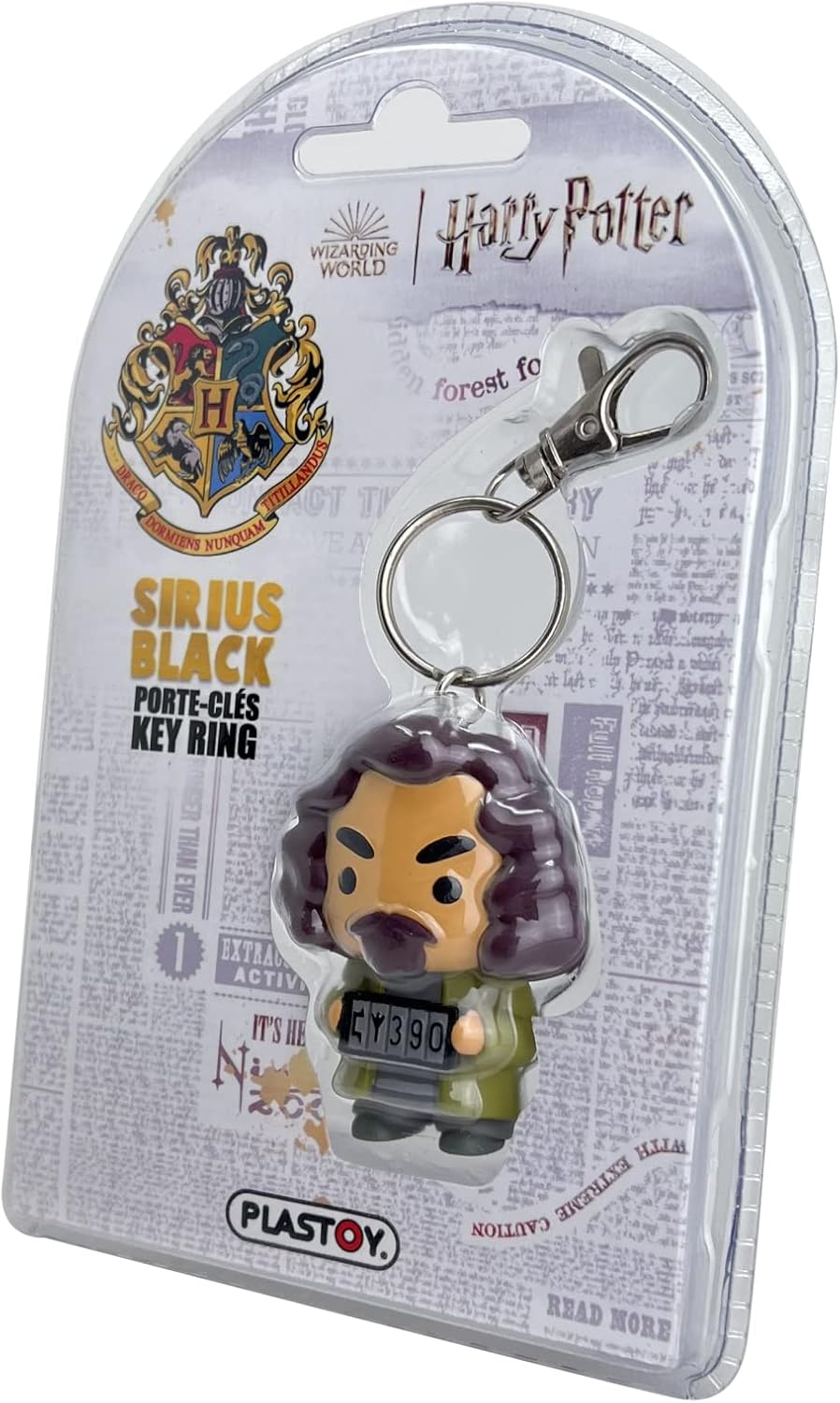 Plastoy Chibi Sirius Keyring Black 5cm