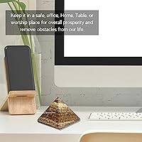 Vista 422 de Amazing Gemstone Amethyst Pyramid Crystal Healing Stones - 2" Great Pyramid Figurine of Natural Stone Pyramid for Meditation, Reiki, Chakra