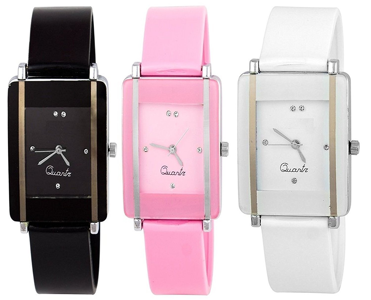 Give And Tack Analogue Multicolor Dial Combo of 3 Womens & Girls Watch (oo956) (B0762NQYSM) Amazon Price History, Amazon Price Tracker
