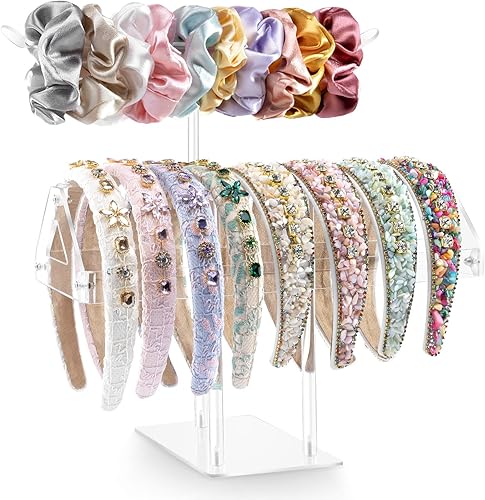 Soporte para la diadema, organizador de diadema, soporte para la diadema, organizador de accesorios para el cabello, estante de almacenamiento para