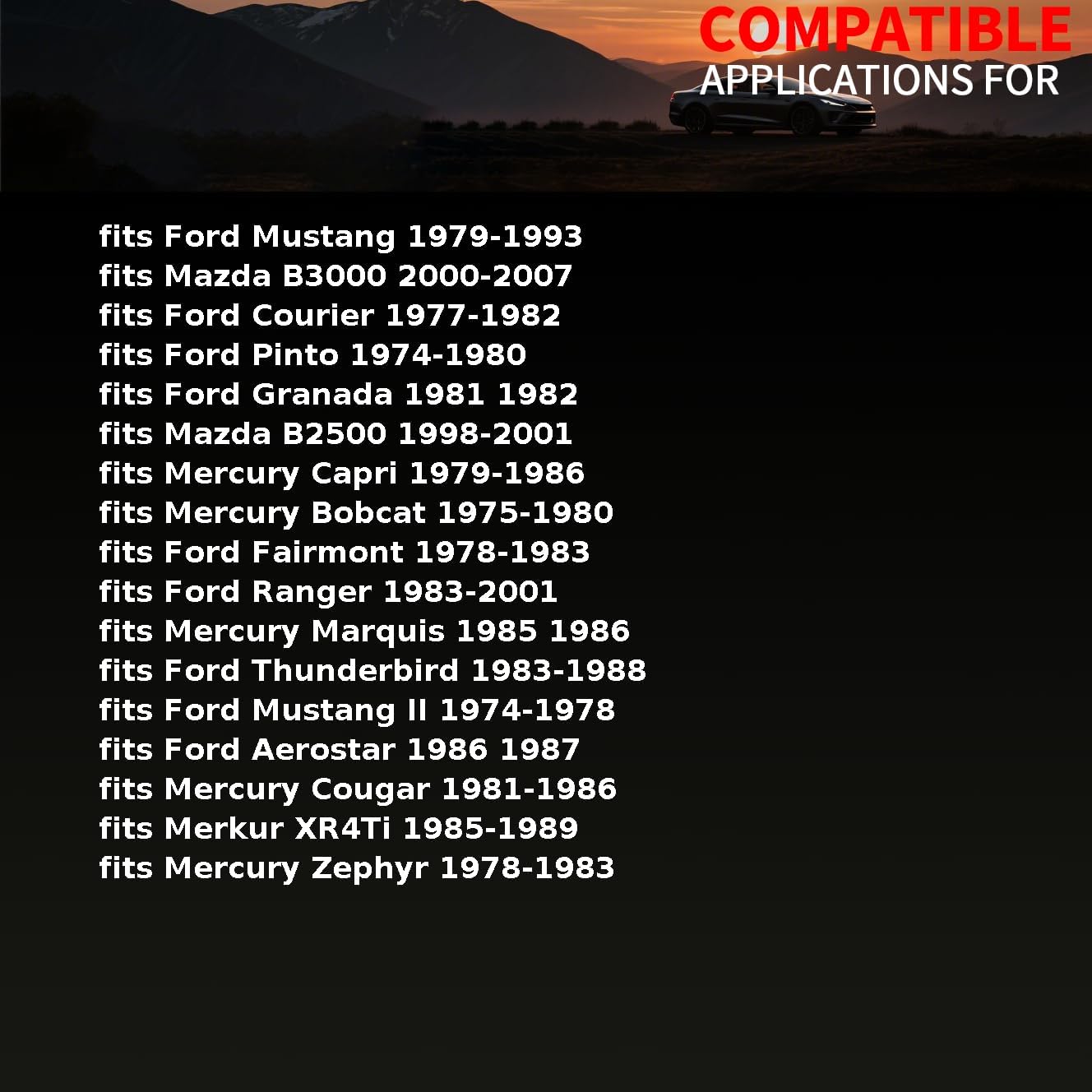 Engine Auxiliary Shaft Seal Front fits Ford Granada 1981 1982 1 X