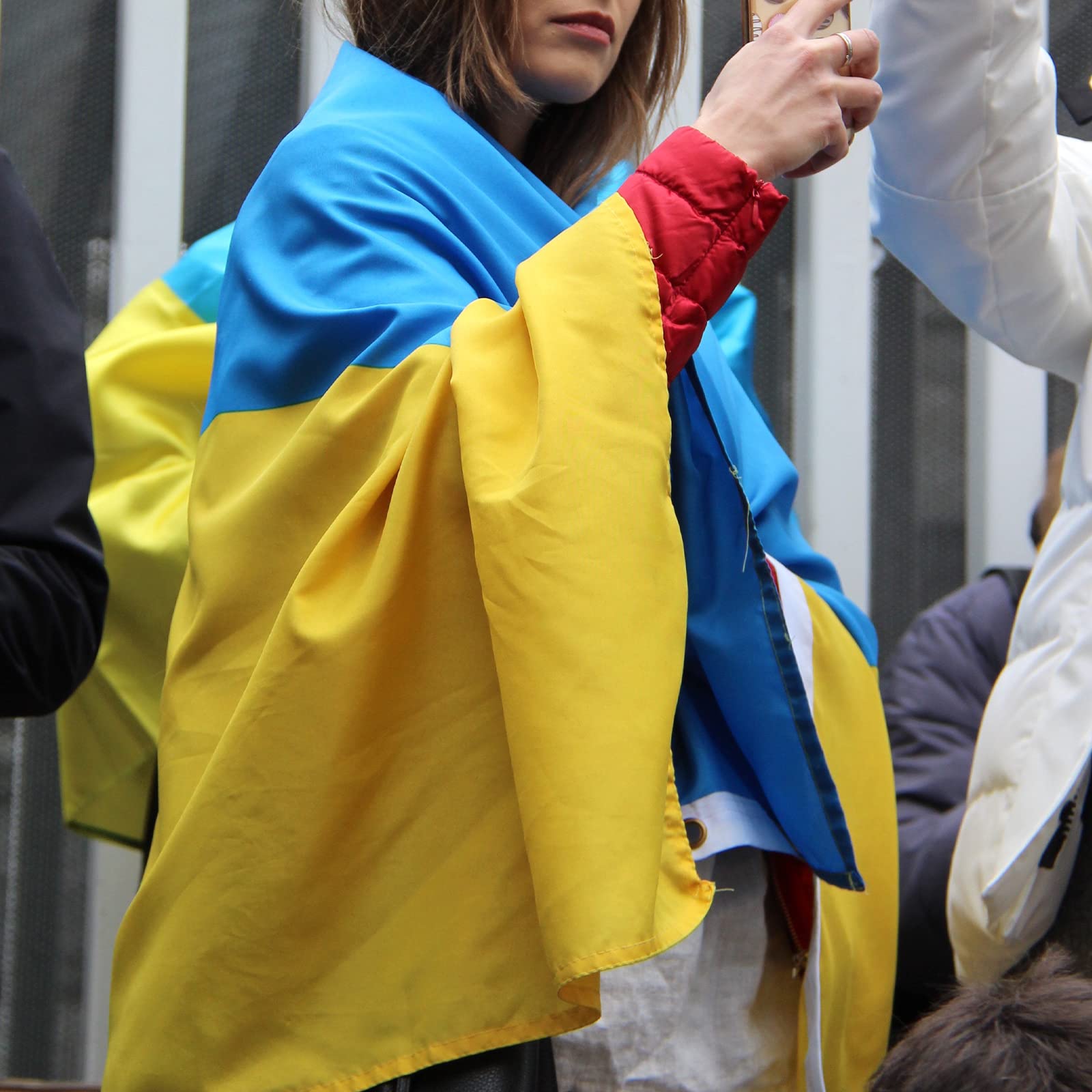 Ukraine Flagge Set – 6 Stück, Ca. 1,5 X 0,9 M, Mit Ösen, Für Partys, Sportevents & Feiern