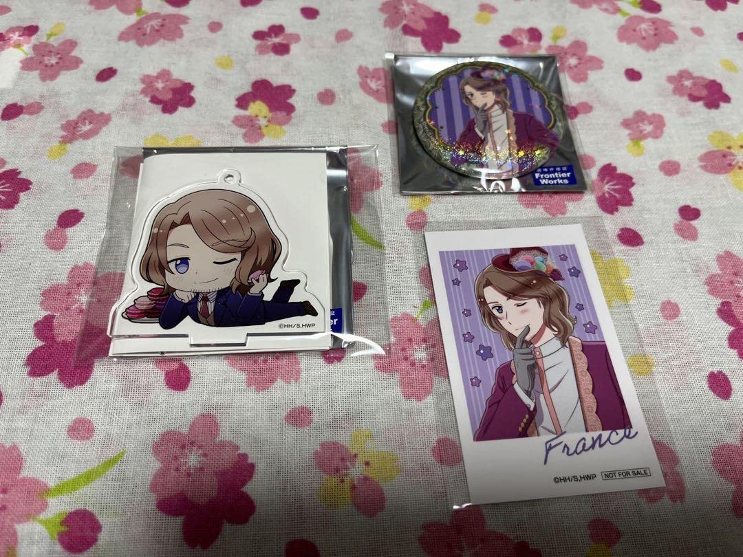 ヘタリア ごろりん 缶バッジセット フランス ヘタリア ごろりん 缶バッジセット フランス