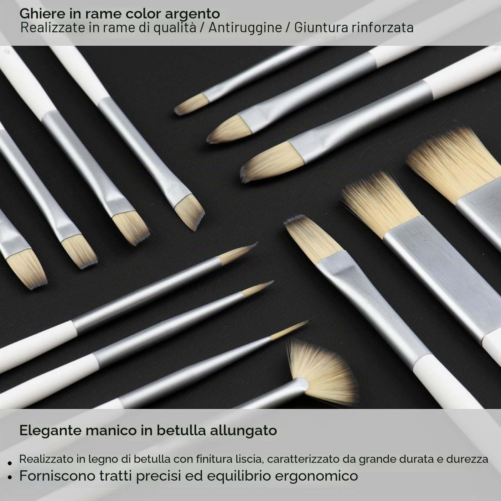 Meeden, kit per pittura acrilica con cavalletto in stile francese, 15 x 100 ml, 10 x pennelli acrilici, 2 x tela allungata, 6 x pannelli di tela, bel regalo per artisti, principianti