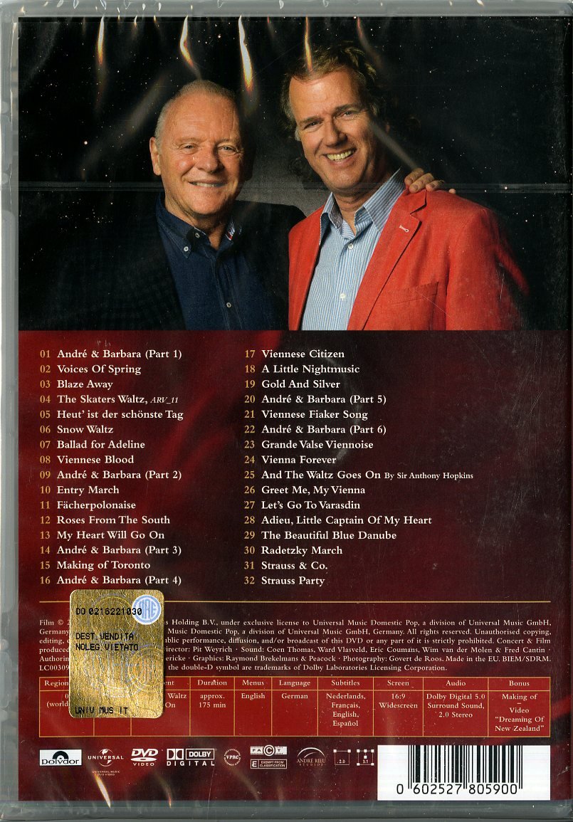 André Rieu and his Johann Strauss Orchestra - And the waltz goes on