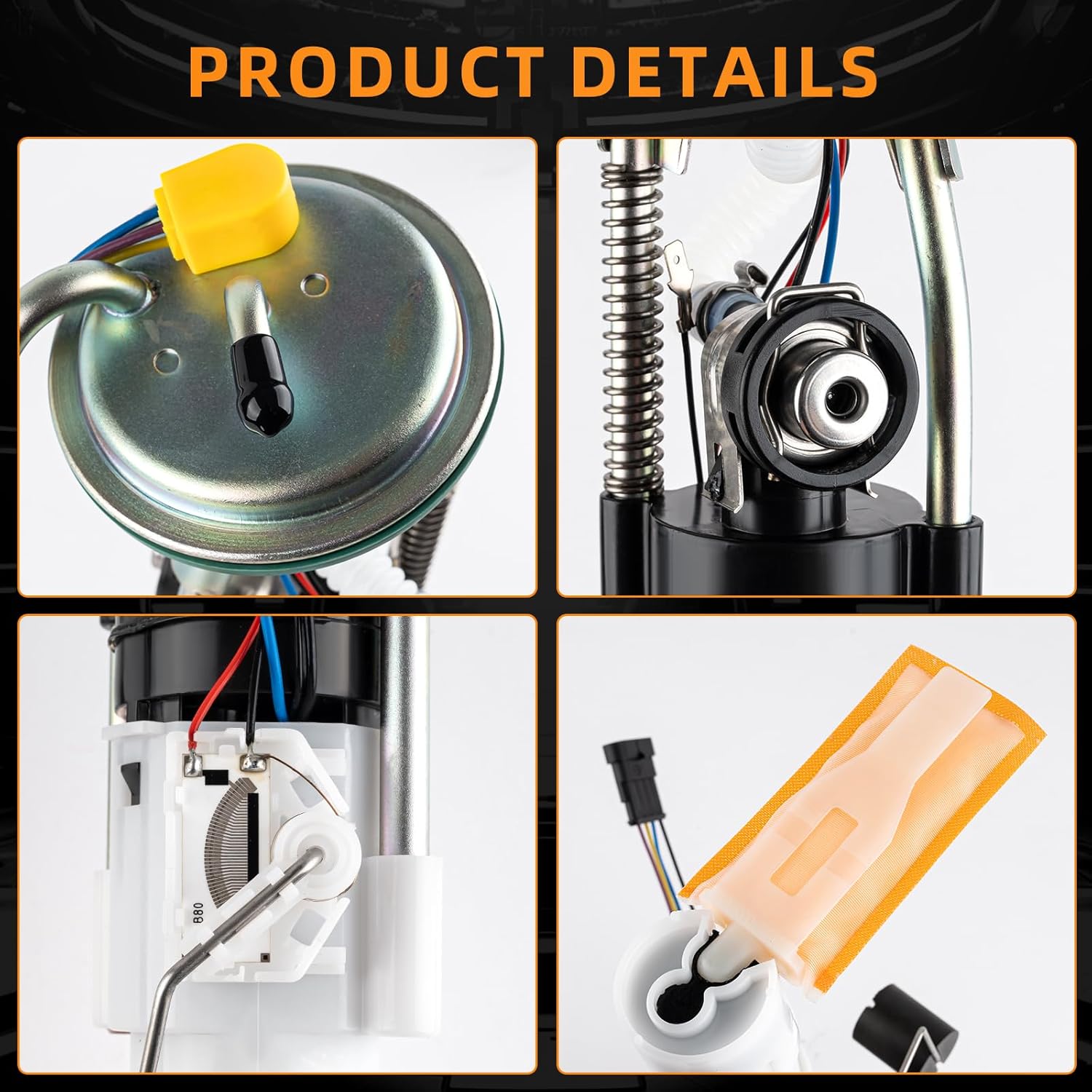 Electric Fuel Pump Assembly Compatible with Can-Am Outlander 400 500 650 800 Renegade 2012-2015 Replace 703500766 703500766 703500781 709000194 709000245 - Image 2