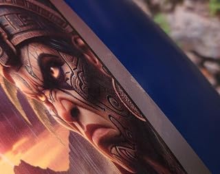 Echoes os Aztec - 3pc Fuel Tank Panel/Shield Decal Set for: Harley Davidson Sportster XLH 883 1200 Custom 48 Iron Chopper Bobber