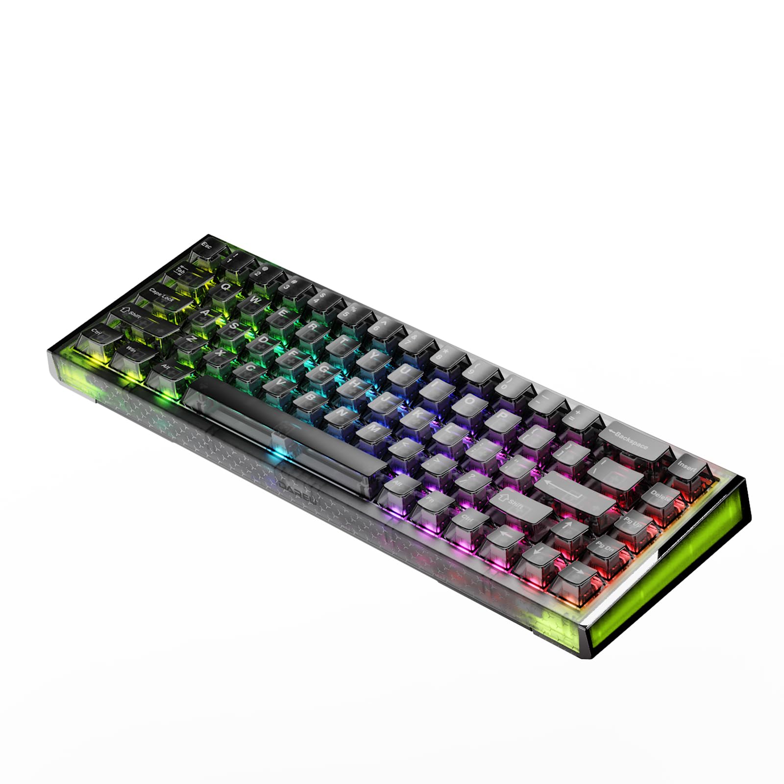 DAREU COOL68 Teclado Gaming con Disparador rápido de 8000 Hz, precisión RT de 0,01 mm, Teclado mecánico magnético con Cable al 65% con interruptores de Efecto Hall, 20 Modos RGB, para PC/Mac