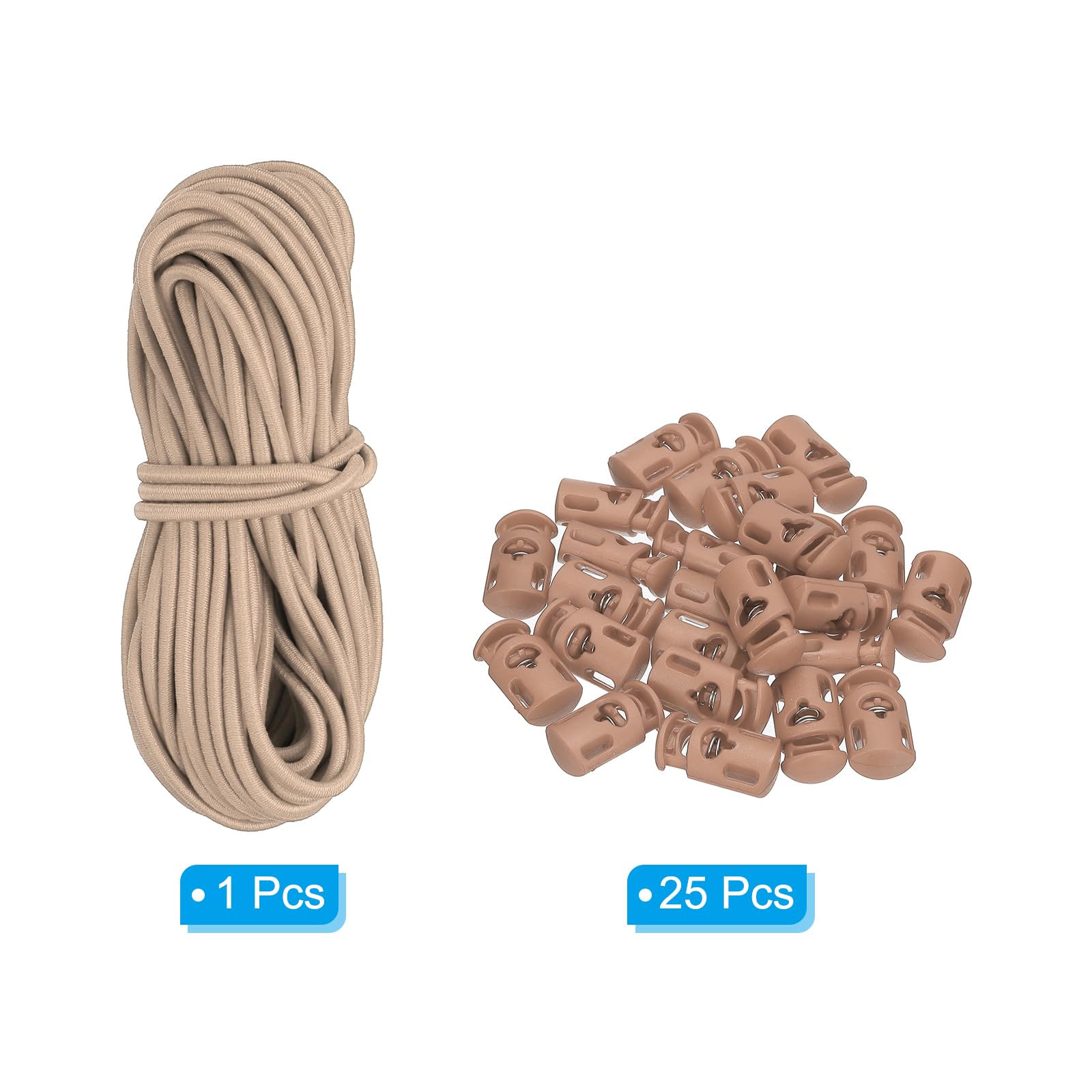 PATIKIL 10 Yard Elastic Bungee Cord & Single Hole Cord Lock - Image 4