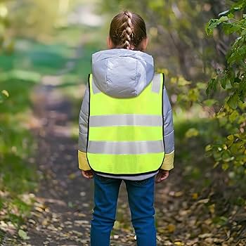 Giubbotto Di Sicurezza Per Bambini,2pcs Gilet Catarifrangente