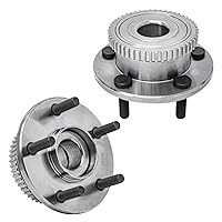 Vista 29 de Detroit Axle - 2 bujes de rodamiento de rueda traseros para Suzuki Aerio 2002-2007, Suzuki Esteem 1995-2002, 2 rodamientos de rueda completos