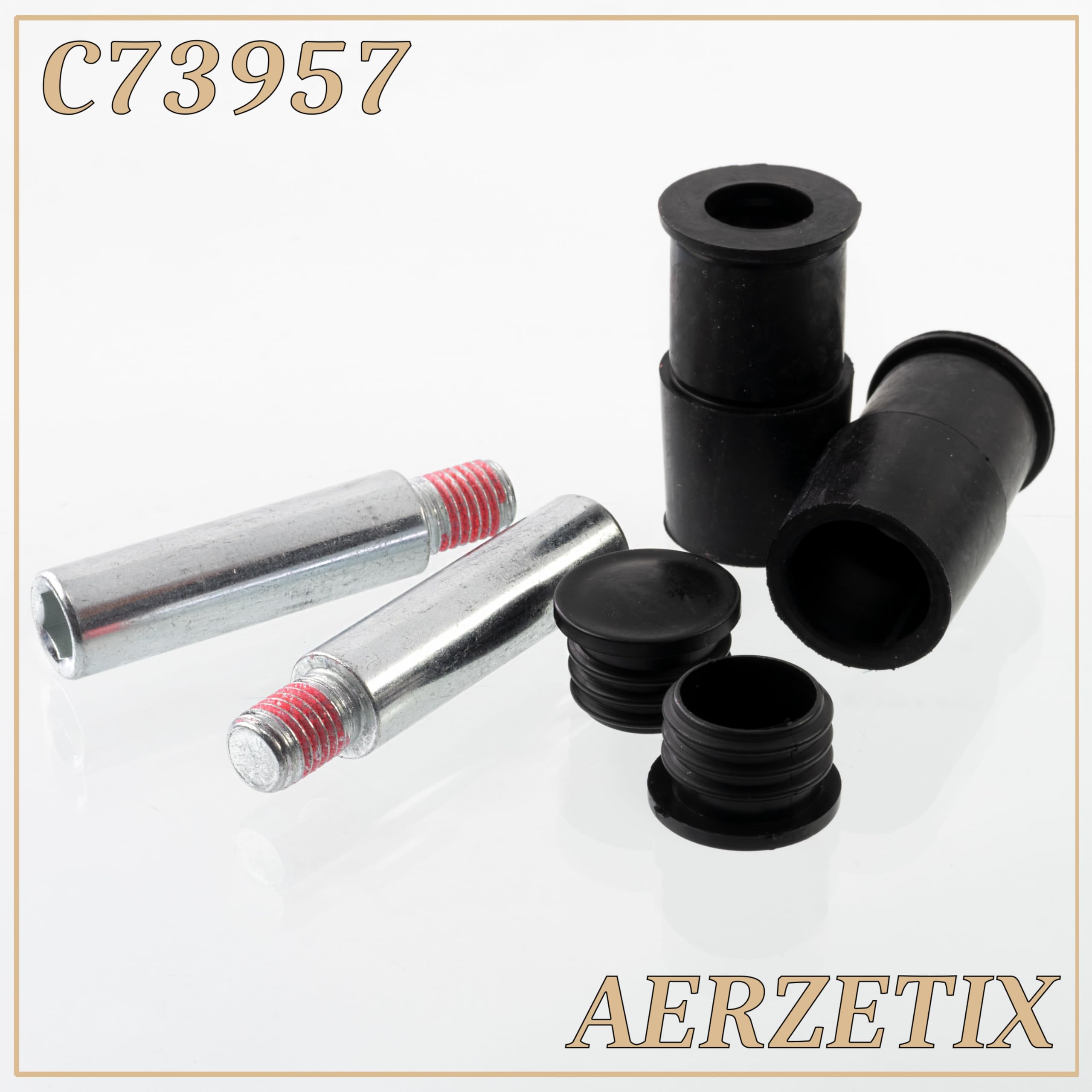 Kit Douilles De Guidage Pour étrier De Frein AERZETIX - Compatible VW, Renault, Fiat - Remplacement Facile