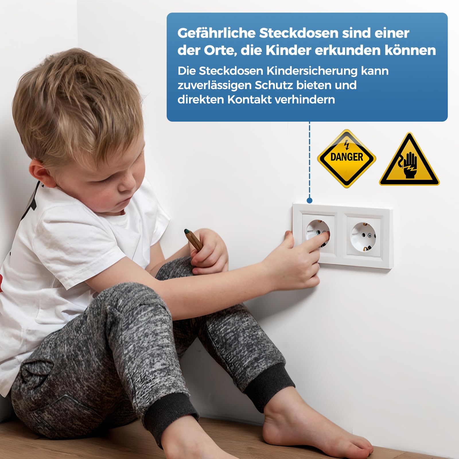 Peakally zabezpieczenie gniazdka przed dziećmi 25 sztuk, ulepszona cienka ochrona gniazdka z mechanizmem obrotowym, samoprzylepna ochrona gniazdka dla niemowląt i małych dzieci – biały