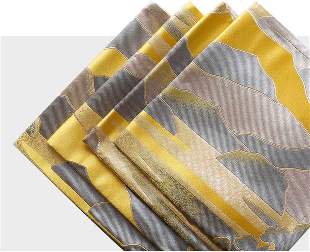 4 Pcs Napkin Cloth Hotel Special Table Square Towel mat Napkin Western(C)