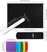 Vista 4 de Lavievert Tapete enrollable para rompecabezas con 6 bandejas de clasificación de colores, almacena y transporta rompecabezas de hasta 2000 piezas