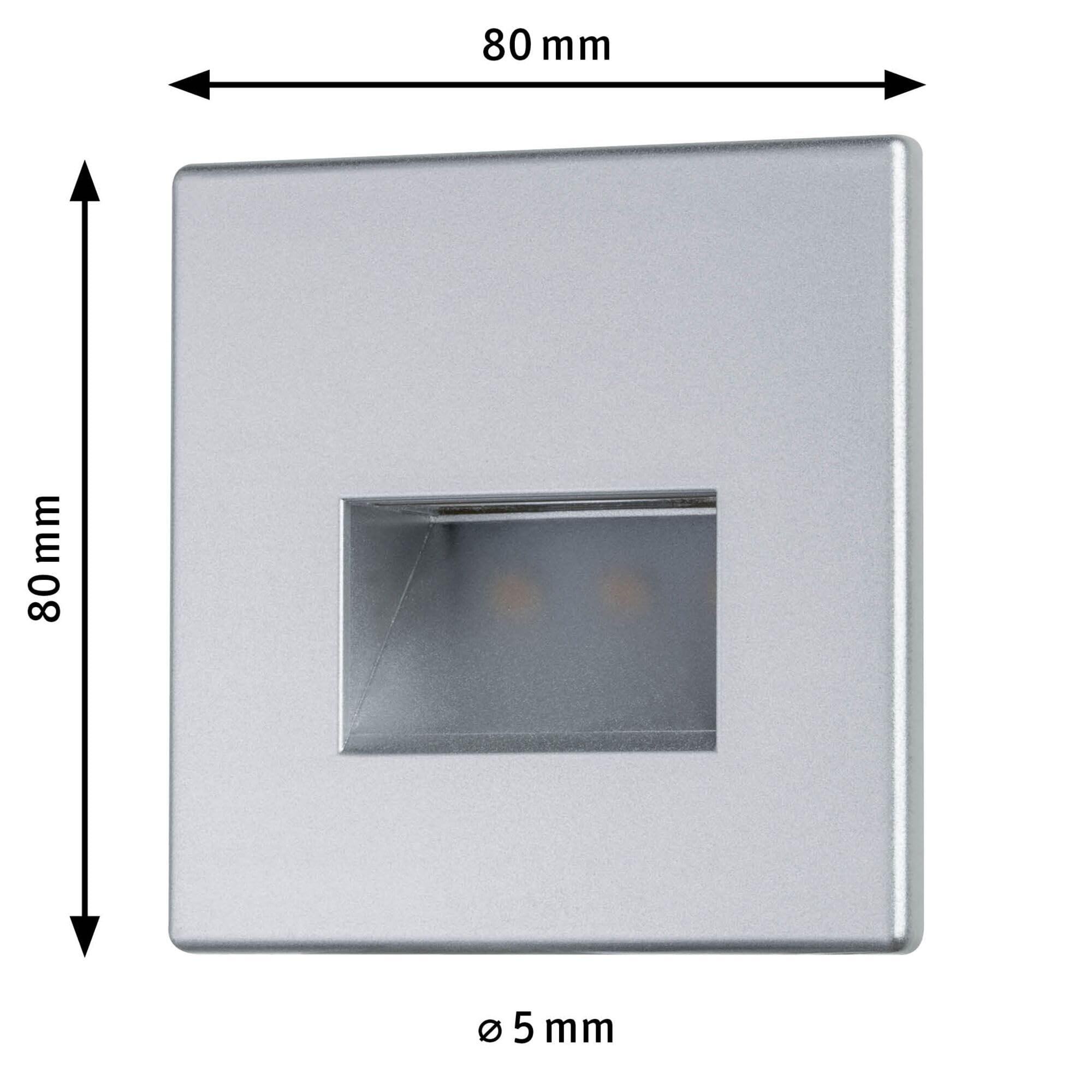 Paulmann 99495 oprawa wpusz. w ścianę Edge reflektor wpusz.LED lampa 11W lampa wpusz.chrom mat spot sufit. w kompl. źr. św. reflektor wpusz. w sufit