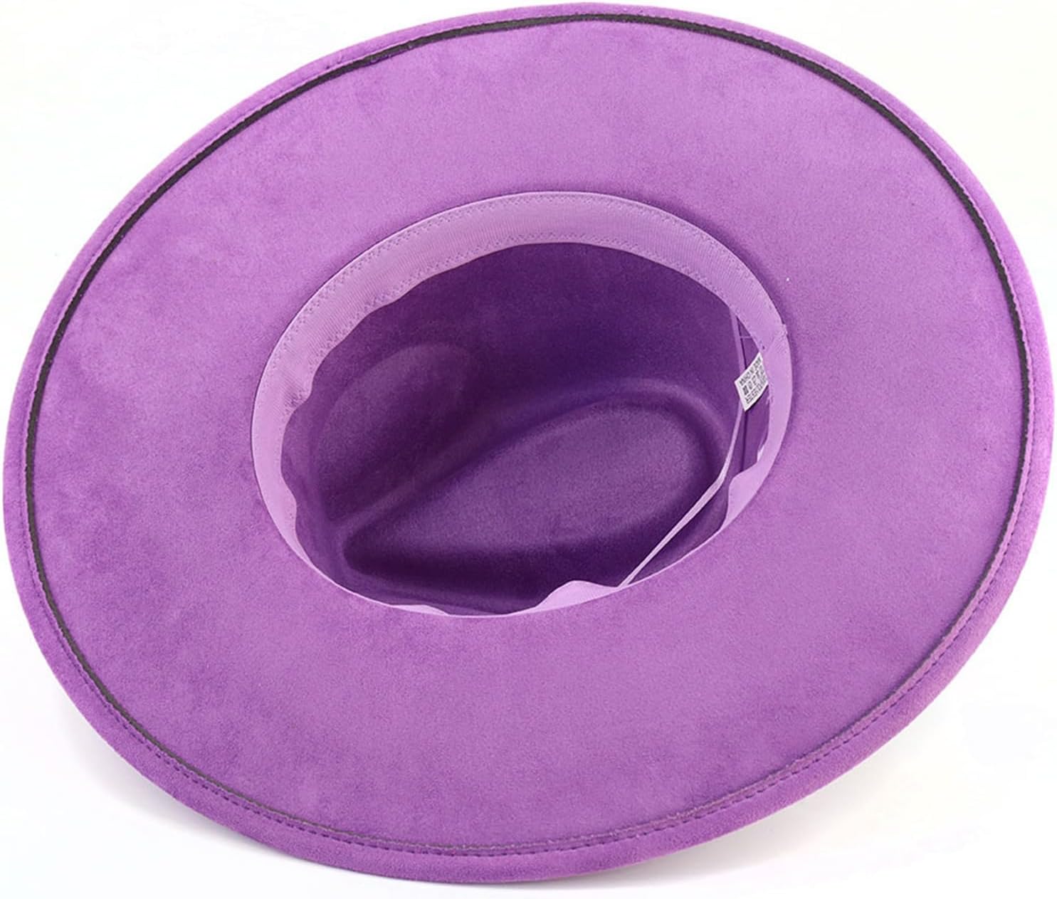 He&Yingmin Big Wide Brim Fedora Hats for Women Men Western Large Suede Felt Panama Hat