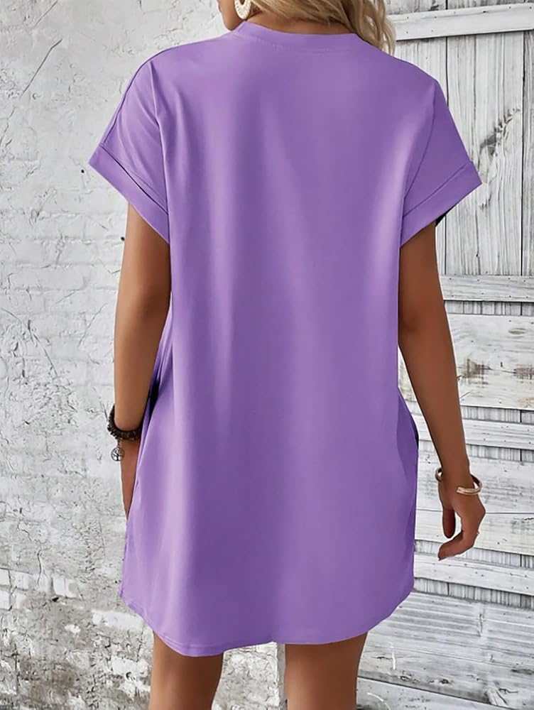 ワンピース Hashtag DDD Casual Cotton Gray Short Sleeve T-Shirt Dress Amazon.com: EXARUS Girls T Shirt Bodycon Dress Casual Crew