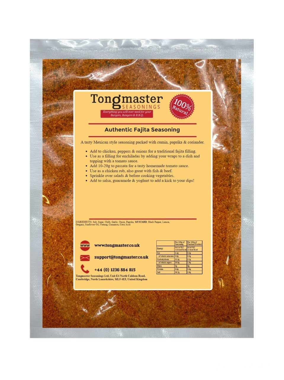 Authentic Fajita Seasoning - 100g