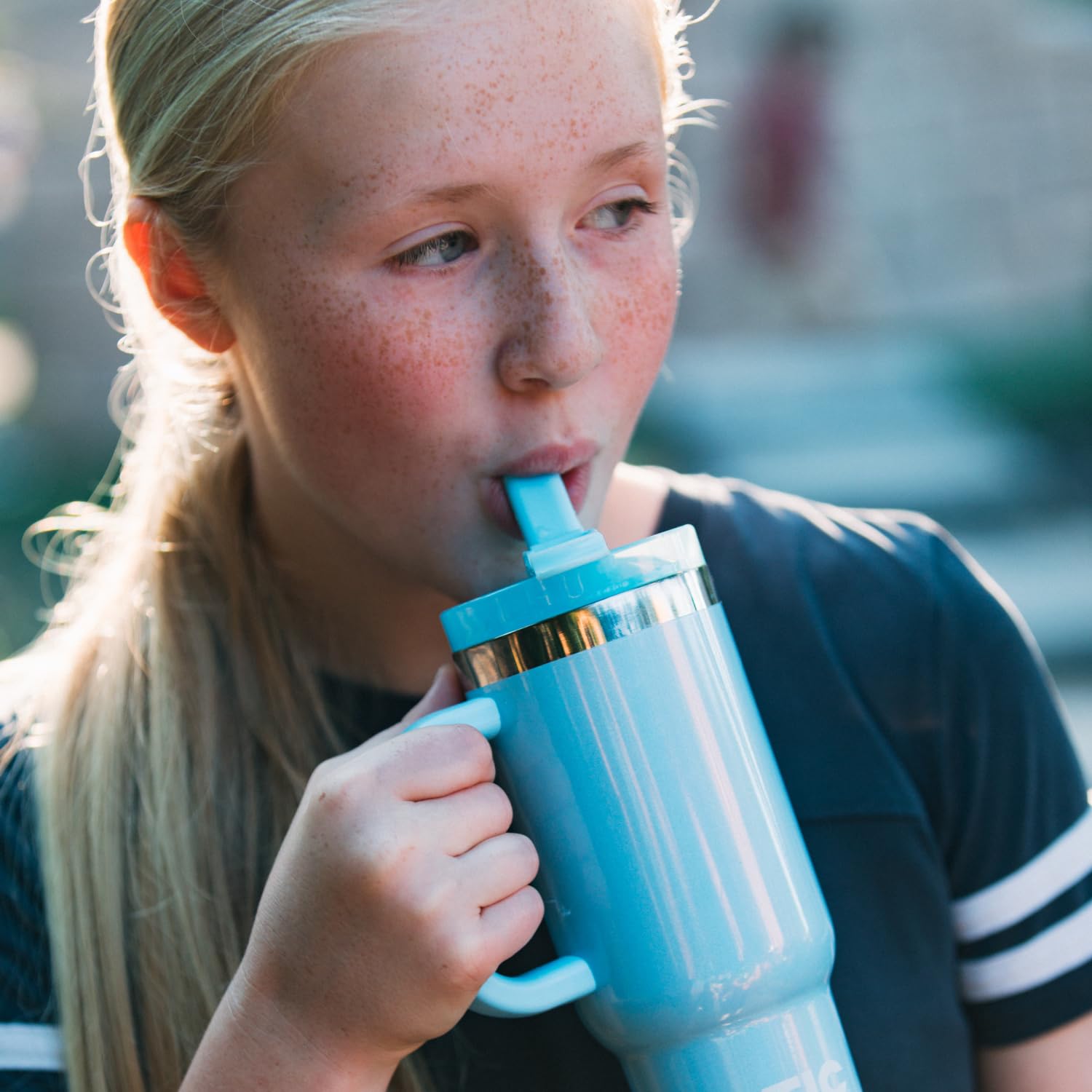 Amazon.com: RTIC Little Road Trip Tumbler 16oz for Kids with Straw