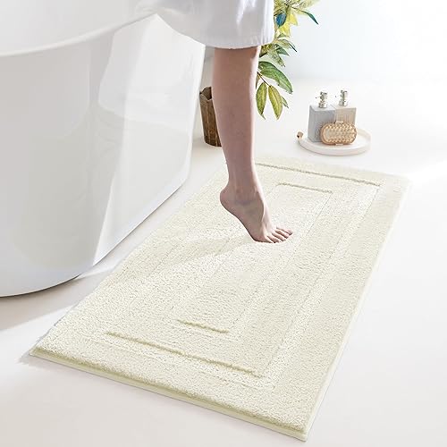Miniatura 21 de GRANNY SAYS Alfombras de baño de microfibra antideslizantes, lavables, absorbentes de agua, tapetes de baño suaves para suelo de baño y ducha