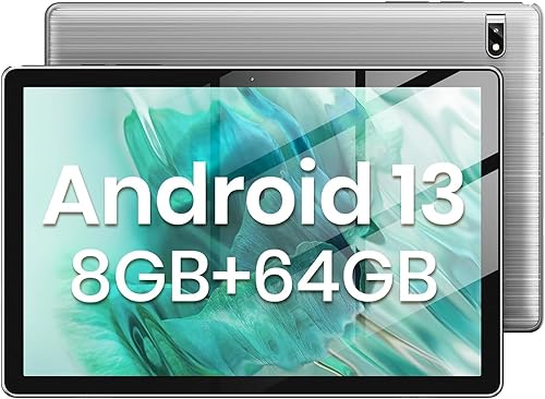 TPZ Tablet de 10 pulgadas, Android 11, tabletas de 32 GB con expansión de 128 GB, certificado Google, Wi-Fi, pantalla IPS HD, cámara dual,