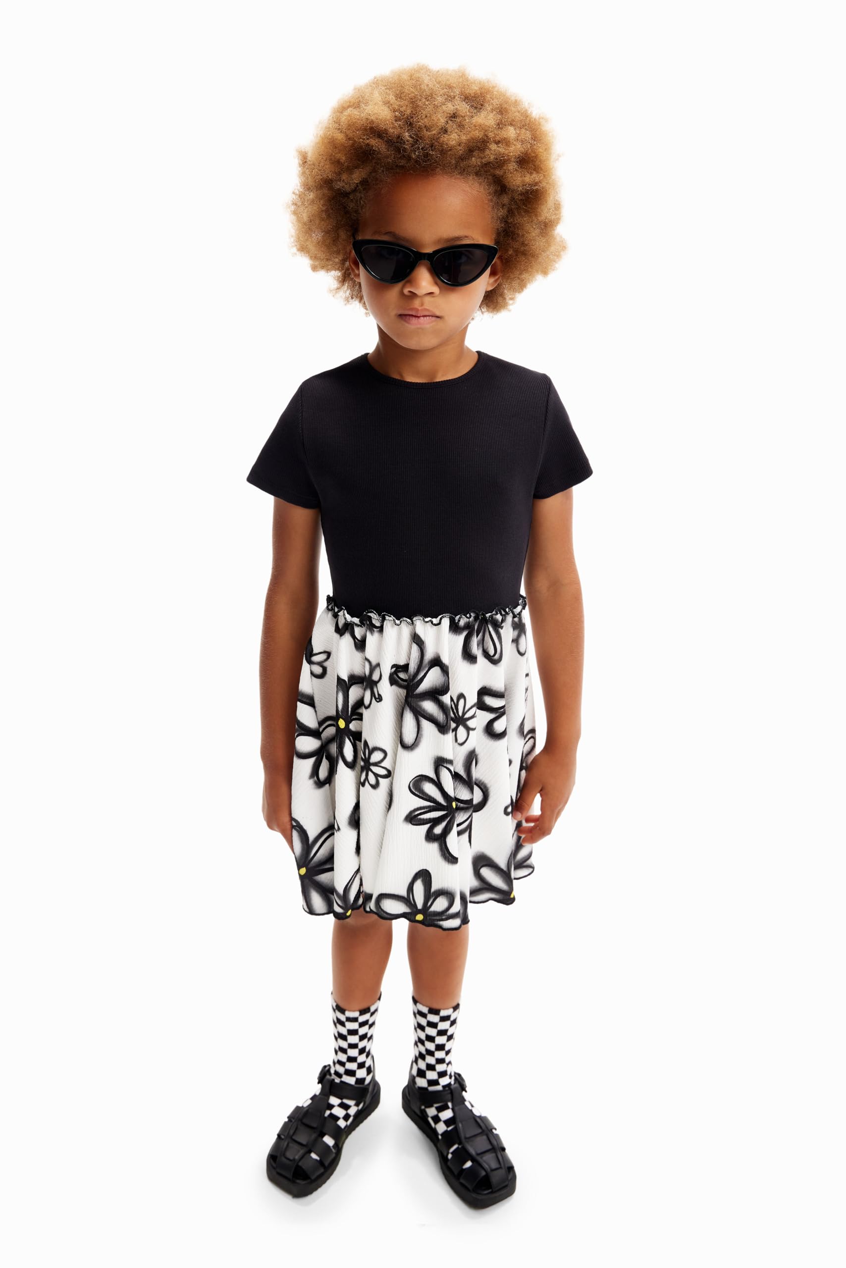 Desigual Chaleco Bera Vestido para Niñas