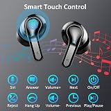 2026 Kopfhörer Kabellos Bluetooth 5.4, 6D Stereo Bluetooth Kopfhörer, 56Std Tiefer Bass ENC Noise Cancelling Wireless Earbuds, 3g Mini USB-C in Ear Ohrhörer, IP-X7 Wasserdicht Headphones Android iOS - 7