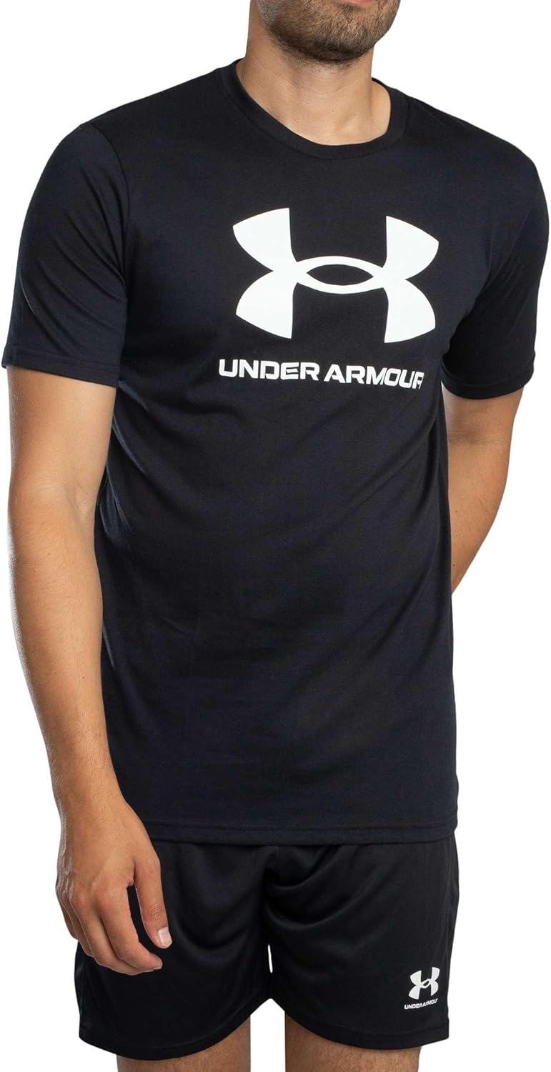 Under Armour Men's Sportstyle Logo Short Sleeve T Shirt - Image 2