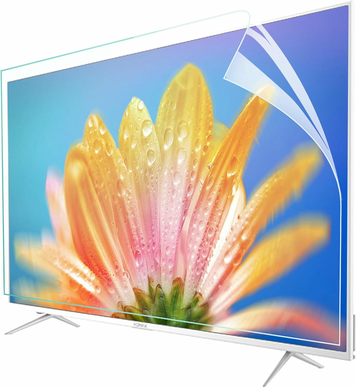Protector de pantalla para TV de 55 pulgadas, filtro que bloquea los rayos UV y la luz azul, película de filtro, panel de protección antirrayas para aliviar la fatiga visual, 55 inch (1221 x 689 mm)~/