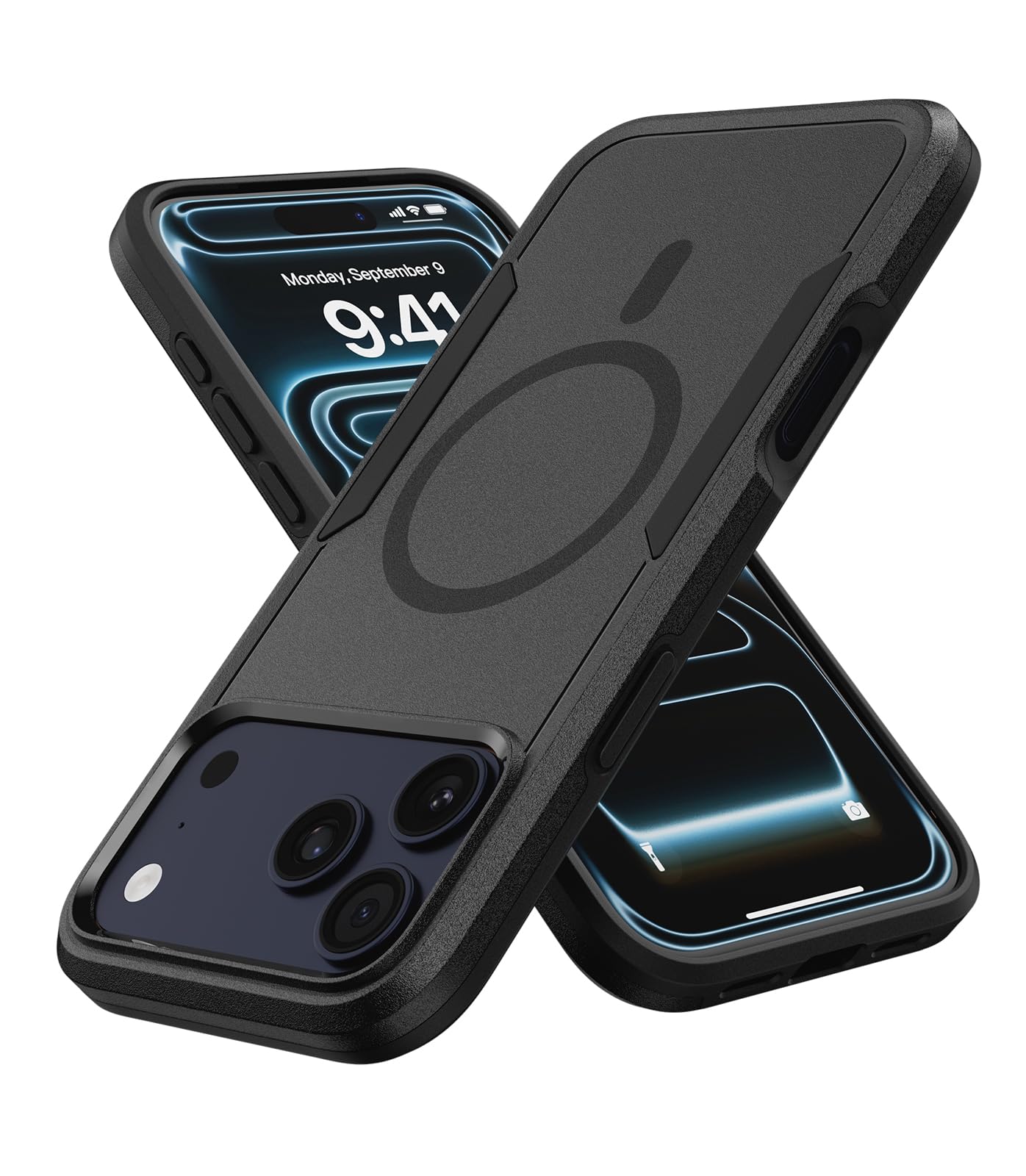 Coque iPhone 17 Max MobNano DBM protection noire anti-glisse - 8