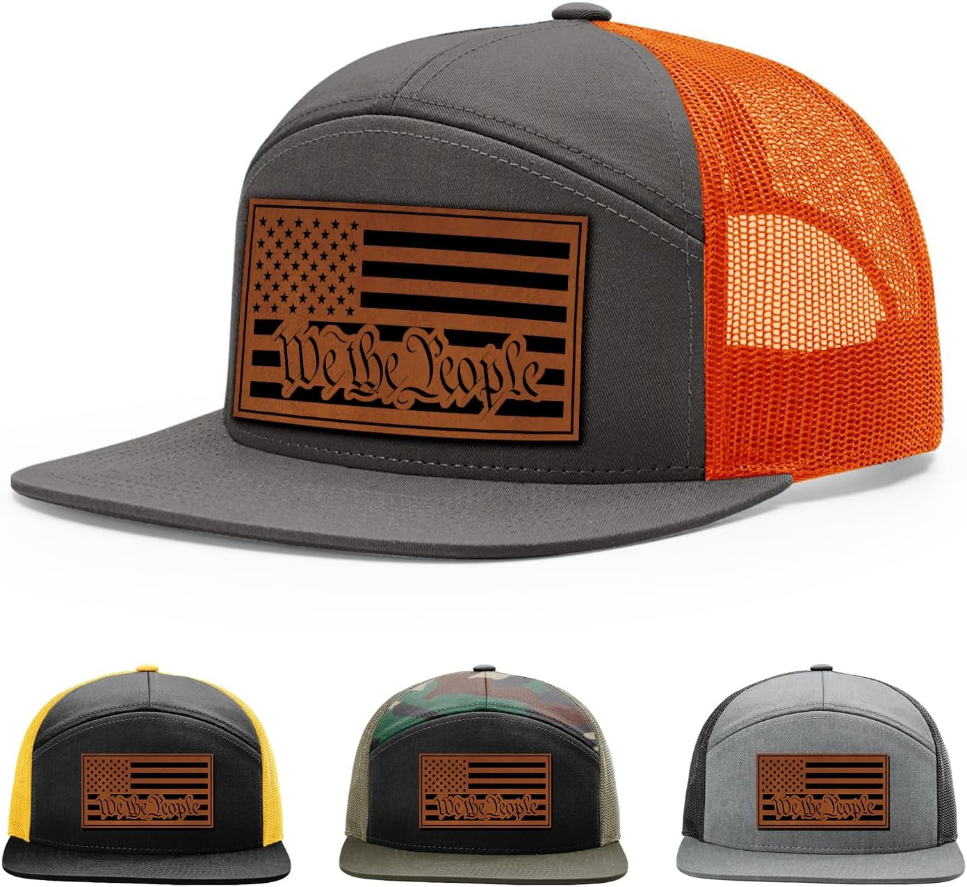 We The People American Flag Hat