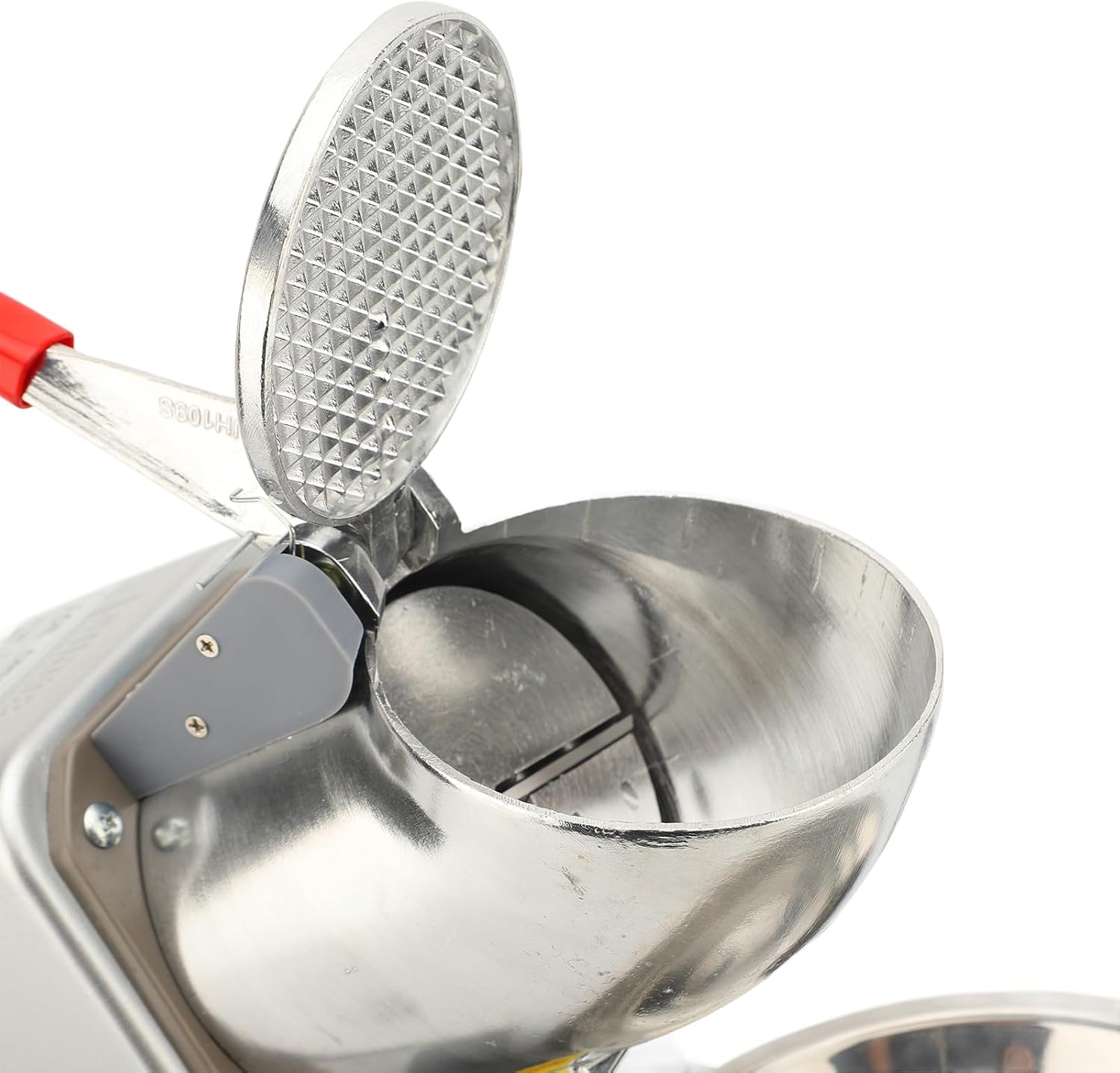 300W Electric Ice Crusher Machine Stainless Steel, Dual Blades Snow Cone Maker